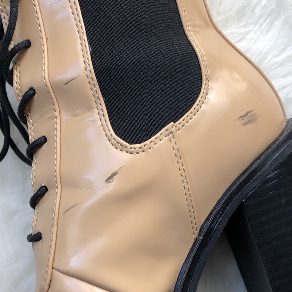 NOT • FOR • S A L E • ASOS • ELLEN Platform Lug-sole Heeled Boots - Picture 7 of 14